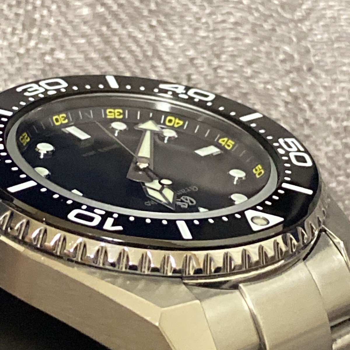 Grand Seiko Sport Collection SBGX335 Divers 200m Black Dial Watch