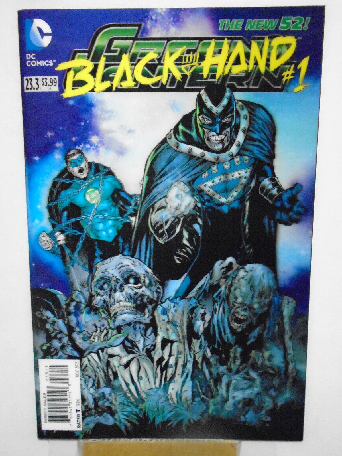 GREEN LANTERN #23.3 (2013) Black Hand, Green Lantern, Lenticular, DC Comics