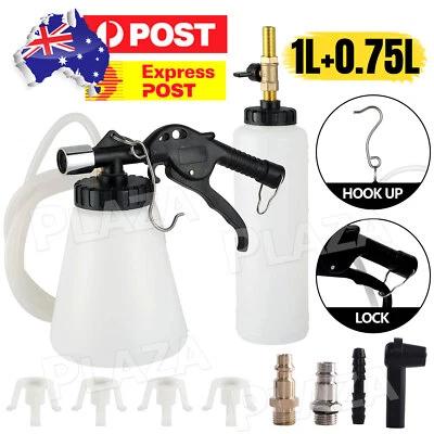 Air Brake Bleeder Clutch Vacuum Bleeding Extractor Fluid Fill Adapter Kit Set NE - image 1 of 4