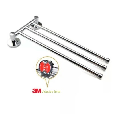 Porta Asciugamani Da Parete Dvocel - Doppio Braccio, Acciaio Inox 304 Spazzolato, Argento, Per Bagno/Cucina - Foto 13