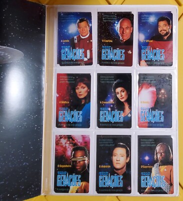 Rare Portugal Telecom Star Trek GENERATIONS Phone Card Set w/Presentation  Folder | eBay