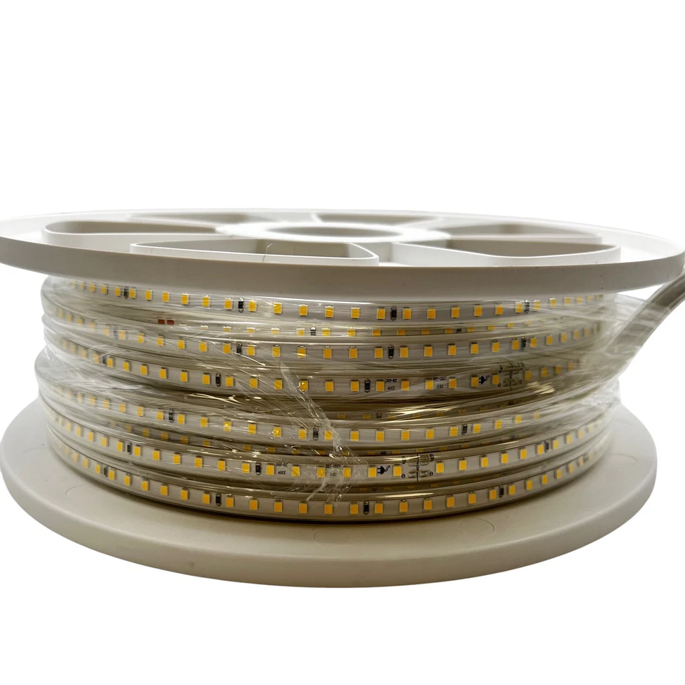 Bobina 50m Striscia Led Slim 220v 8W/M 120led al metro Ip65 S47 - Immagine 3 di 4