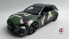 GT Spirit 1:18 Audi RS6 Avant C8 Edo Competition Camouflage Resin Model Car