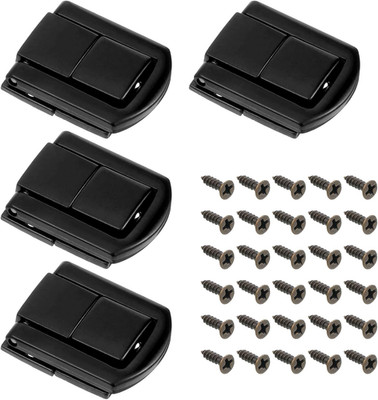 4PCS Toggle Catch Lock, 0.98'' X 0.86''Zinc Alloy Hasp Draw Hasp Latch Metal Decor