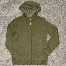 EUC Boys Cat  Jack Green Full Zip Up Hoodie Size M 8/10