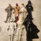 VTG Star Wars Attack The Clones Darth  Vader 12" Action Figure Hasbro lot of 7