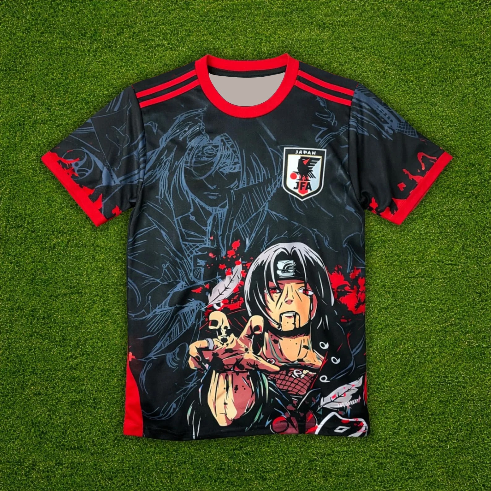Maillot Football Itachi Équipe Foot Japon Adulte Enfant T-shirt Naruto Akatsuki