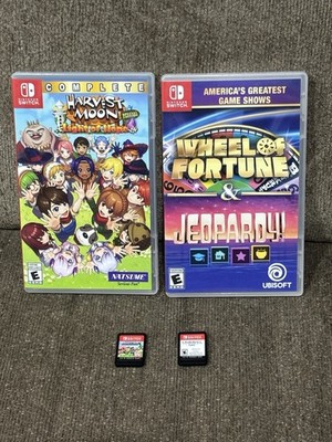 Nintendo Switch Games Lot - Minecraft , Harvest Moon , Unravel Two etc