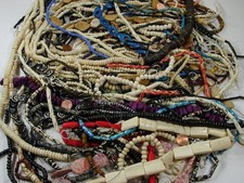 5 LBS Assorted Shapes and Sizes India Handmade Water Buffalo Bone Beads EK-9   