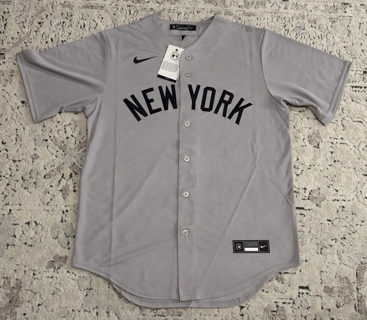 Nike Authentic New York Yankees Cam Schlittler #31 MLB Gray Jersey