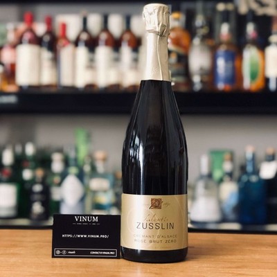 Valentin Zusslin Crémant Brut Zéro Rosé