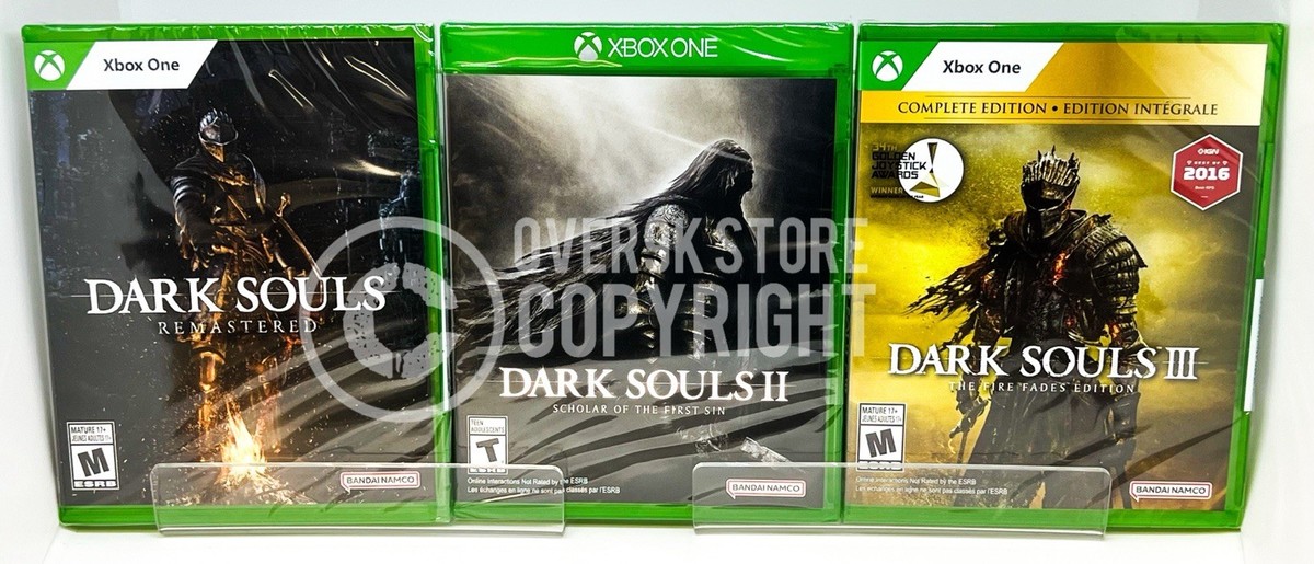 Dark Souls Remastered + SOTFS + Fire Fades Complete Edition - Xbox