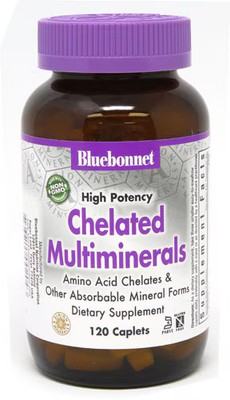 2 X Bluebonnet Nutrition Albion� High Potency Chelated Multiminerals With Iron -