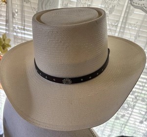 Resistol Ringer Straw Cowboy Hat 7 1/2