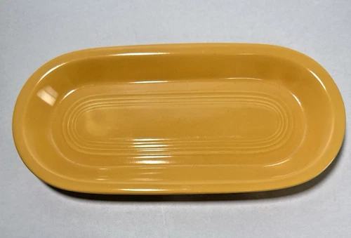 Vintage Yellow Fiestaware Celery Utility Tray - 10.5" x 5" USA