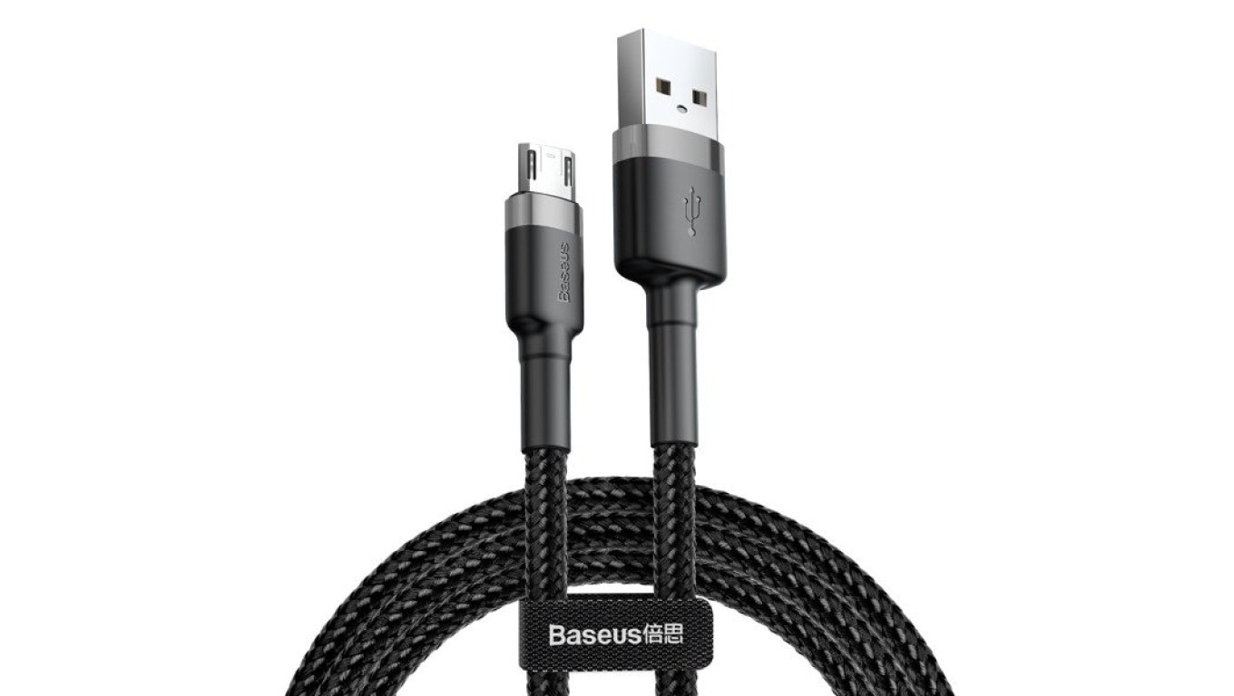 BASEUS USB 2.0 A / micro-B (wtyk / wtyk dwustronny)     3,0 .