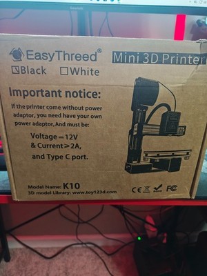 EasyThread K10 Mini 3D Printer Portable Desktop FDM Printing Machine