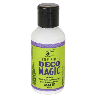 Little Birdie Adhesive Deco Magic Glue 100ml-Matte - 6 Pack
