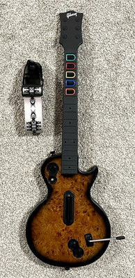 Xbox 360 Guitar Hero Gibson Les Paul Maple Wood Wireless Controller 95123.805