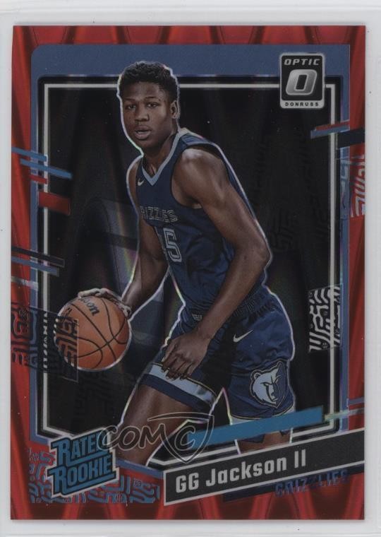 2023 Donruss Optic Rated Red Seismic Prizm 102/130 GG Jackson II Rookie RC 13c5
