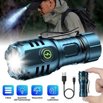 Taschenlampe Flashlight Torch LED Superhelle Tragbar Wasserdicht für Outdoor
