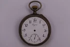 Antique Longines Silver 0.880 Pocket Watch Pre-Owned Doesn't Run (43-39a)