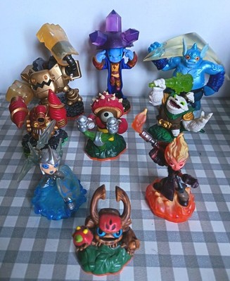Konvolut 10 Figuren Skylanders Giants Swap Force Bouncer Hex Drobot Gill Grunt CA25