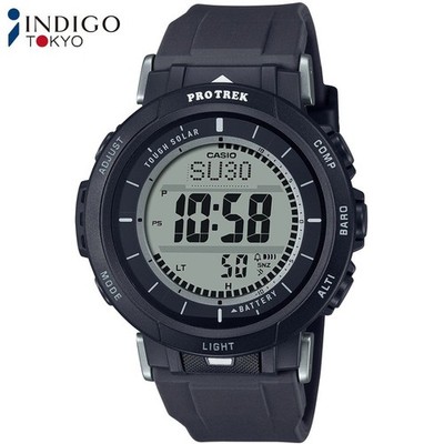 Casio Pro Trek PRG-30-1JF Climber Line Solar Black Dial 45.2mm Watch