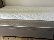 Dreams single Bed + Therapur Mattress with underneath ottoman storage