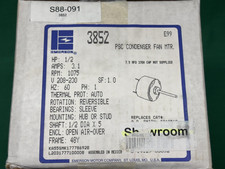 New Emerson 3852 PSC Condenser Fan Motor, KA55HXSMK-1777 1/2HP 1075 RPM 20 