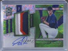 2020 Panini Chronicles Neon Green Prizm 25/25 Forrest Whitley #SPJA-FW Auto on6