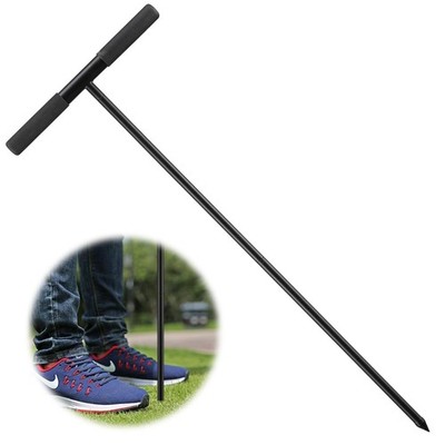 48 Inch Soil Probe Rod Metal Ground Probe for Septic Tank Pipe Locator Tool