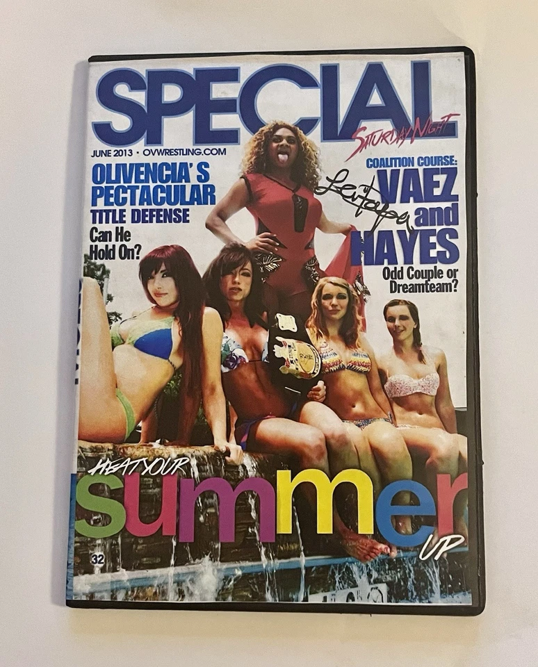 Ohio Valley Wrestling OVW Special Summer Up 2013 DVD Autographed Indie Wresting - Image 3 of 4