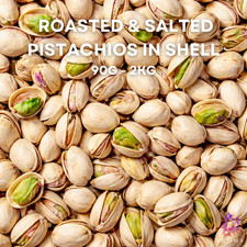 Roasted Salted Pistachios In Shell Fresh Premium Snack 90g–2kg