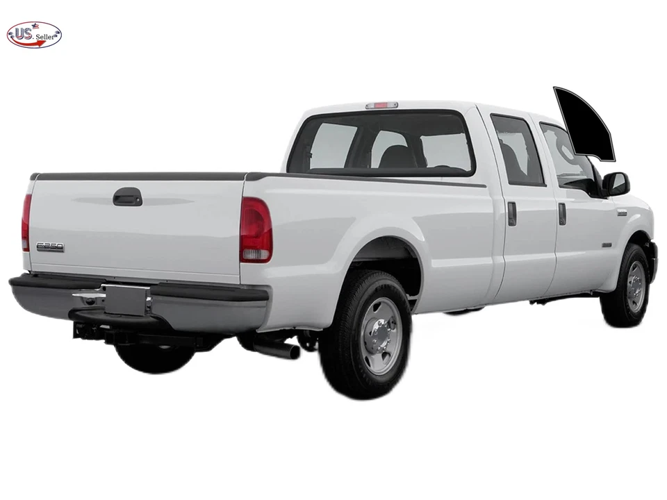 Kit de película de tinte de ventana de 2 capas precortada para Ford F250/F350/F450 Super Cab 1997-2007 Foto 2 de 4
