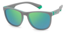 POLAROID KIDS PLD 8049/S 3U5 GREY GREEN 49/16/130 JUNIOR Sunglasses