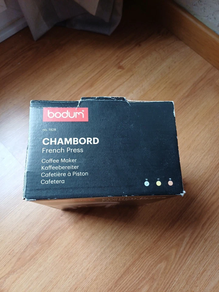 cafetière piston french press Bodum 8 tasses. modèle Chambord. - Photo 4/4