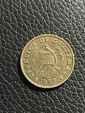 Guatemala 1977 Centavo BU Brass Coin KM#275.1 T4781a