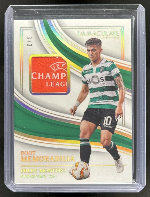 2023-24 Immaculate Fredy Montero Boot Memorabilia Tag Patch Gold #/3