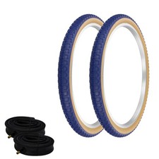 PRO TIRES 24 x 1.75 BLUE/GUM P-104A W/ HEAVYDUTY TUBES