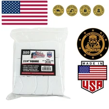 Pro-Shot  Gun Cleaning Patches – 100% Cotton Flannel, Superior Weave Technolo...