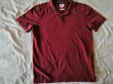 Męska koszulka polo Camel Active, bordowa, rozmiar M, bawełna,