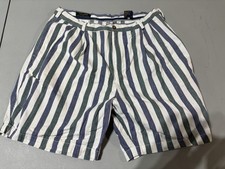 Vtg Alexander Julian Colours Shorts Striped 38