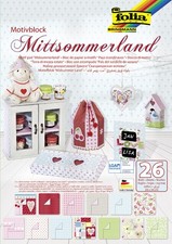 folia Motivblock "Mittsommerland" 240 x 350 mm 26 Blatt