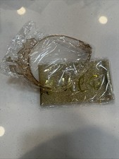 Bronze jewel crown and sash set for 15th birthday and earrings