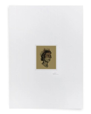 Rich Enough to be Batman - Gold Postage Stamp edition A6