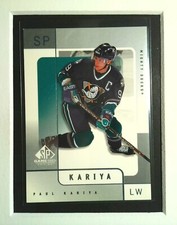 #1 Paul Kariya 2000-01 SP Game Used Anaheim Mighty Ducks NHL Hockey