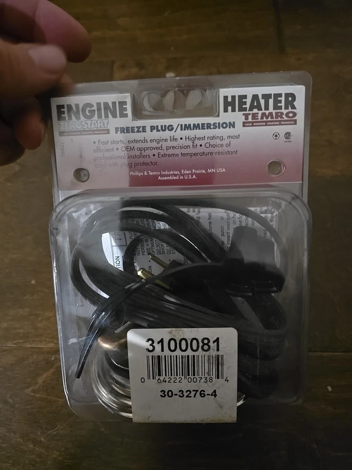 ZEROSTART / TEMRO 3100081 ENCHUFE CONGELADOR / CALENTADOR DE INMERSIÓN Foto 3 de 4