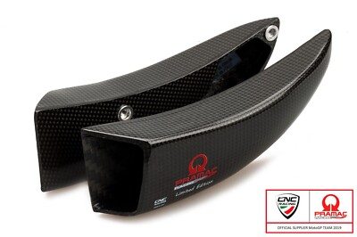 #ad CNC Racing Front Brake GP Carbon Fibre Cooling Ducts Pramac Edition Gloss GBP 162.63
