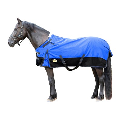 Winter 1200D Horse Turnout Blanket, Double Neck Gusset, 300g Fill Free Shipping
